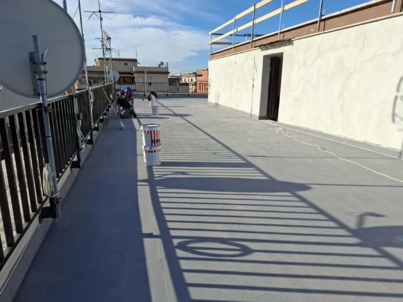 Impermeabilizzazione lastrico solare con guaine liquide 