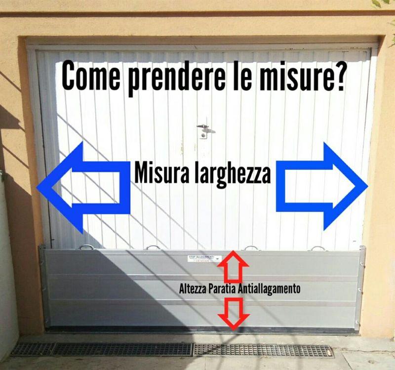 Esempio misure per paratia antiallagamento 