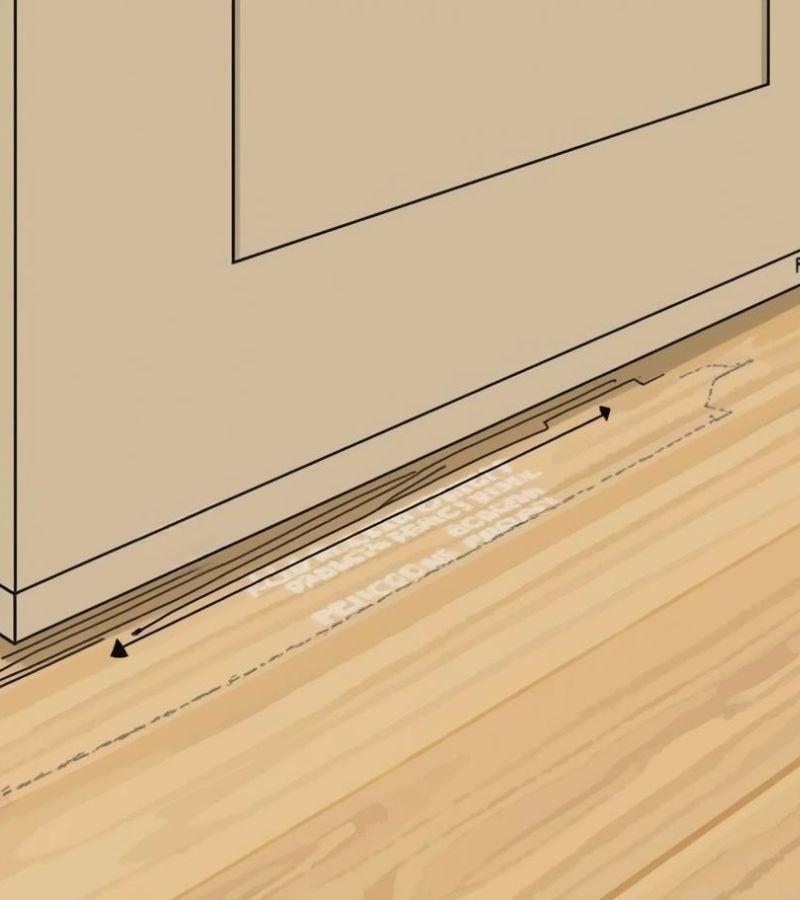 Distacco battiscopa in presenza di parquet o pavimento flottante - Canva