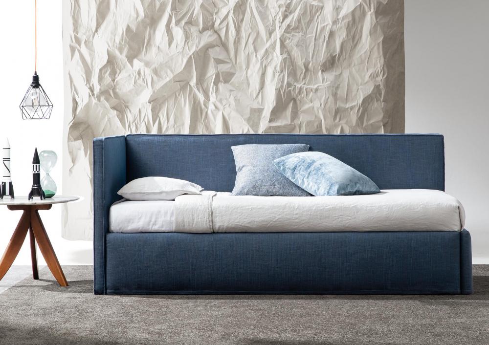Letto singolo con schienale e testata Summer D di BertO Salotti
