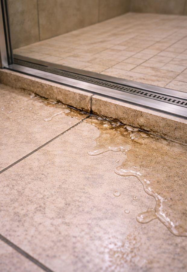 Infiltrazione acqua in doccia 