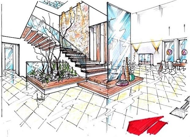 Progetto scala di design