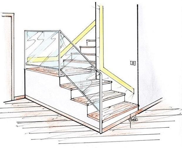 Scala interna illuminazione - Antonio Previato