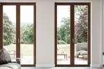 Porte finestre in alluminio effetto legno - foto oknoplast