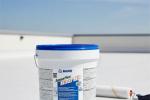 Guaina bituminosa trattata con membrana-liquida fibrata di Mapei