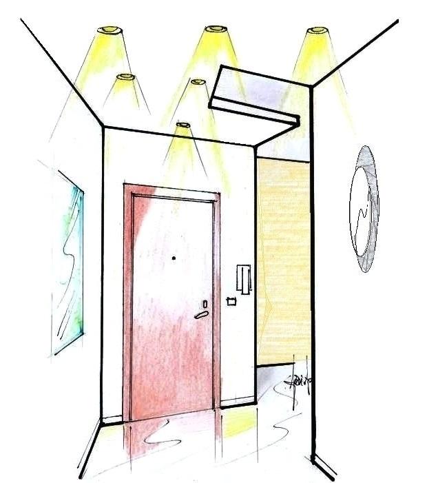Illuminazione piccolo ingresso di Antonio Previato