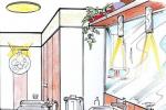 Illuminazione piccolo bagno - Designer Antonio Previato