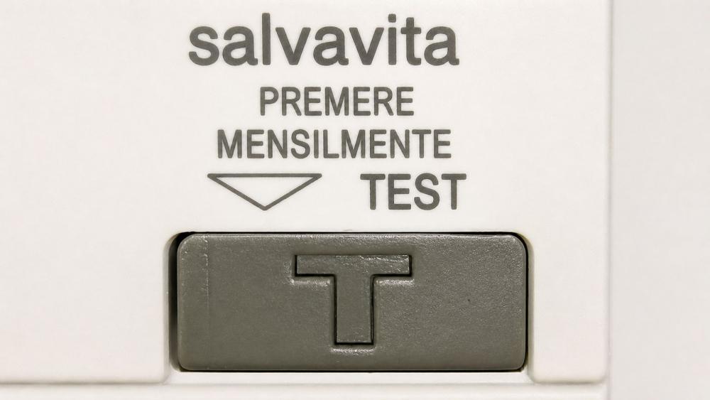 Interruttore test salvavita - Foto Daniele F. Toscana