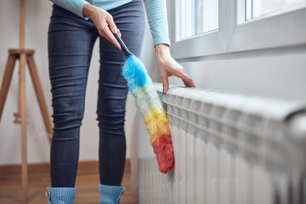 Termosifone vicino alla finestra ed esposto al sole 