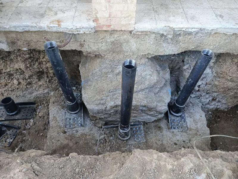 Consolidamento di un porticato antico 