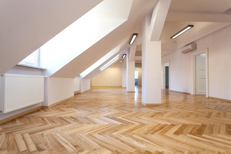 Soggiorno in parquet