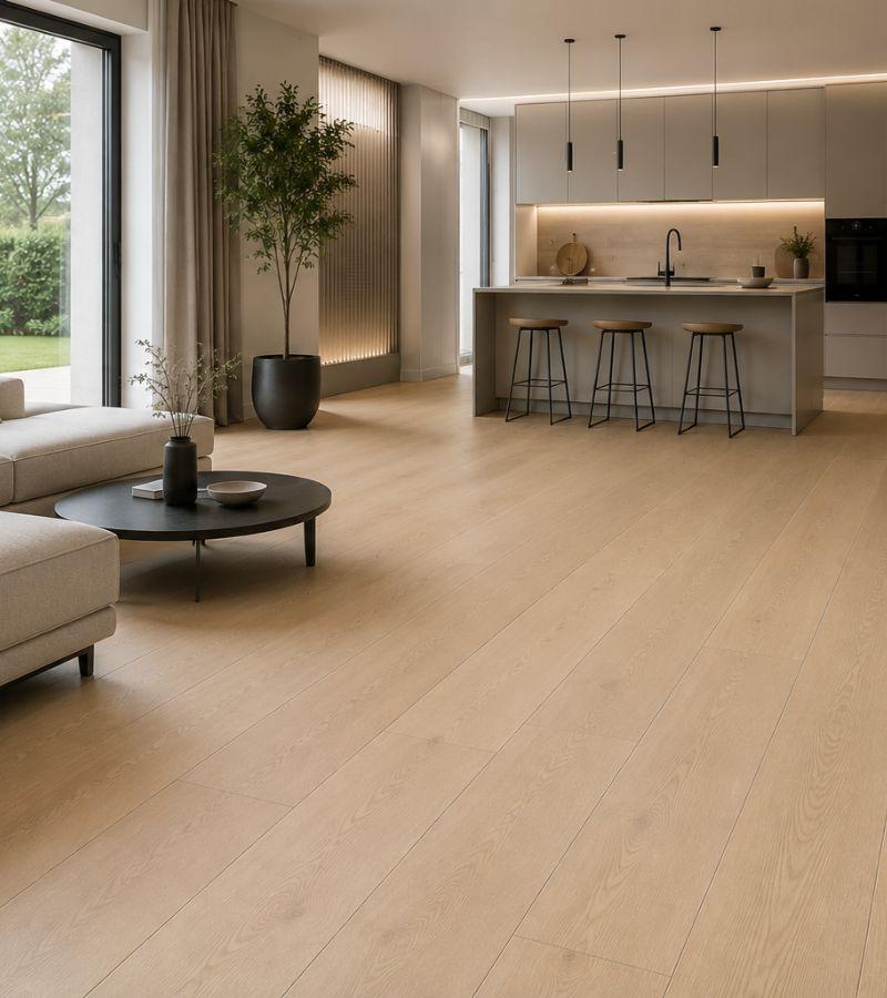 Parquet sottile compatibile con riscaldamento a pavimento