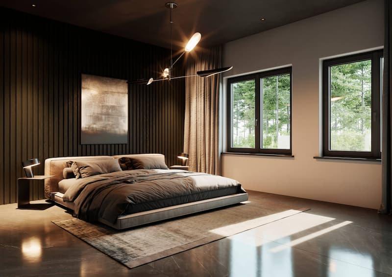 Serramenti con profili sottili per amplificare la luce nella stanza - foto wnd finestre in pvc