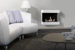 Biocamino appeso alla parete - foto british fires srl
