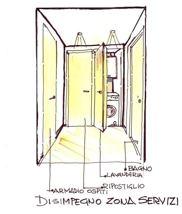 Lavanderia in disimpegno
