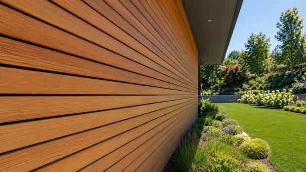 Rivestimento esterno in listelli compositi