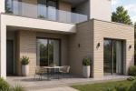 Casa con coperture in listelli compositi  - Foto Daniele F. Toscana