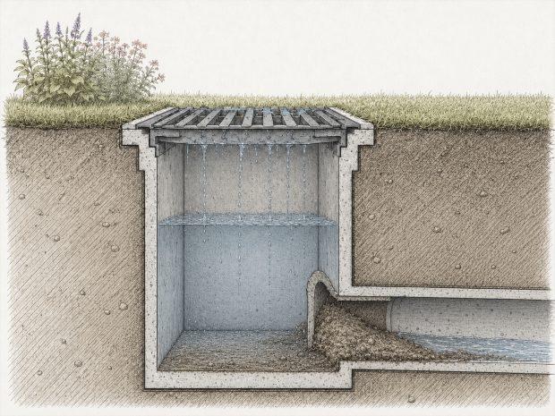 Ostruzione a causa di sedimenti 