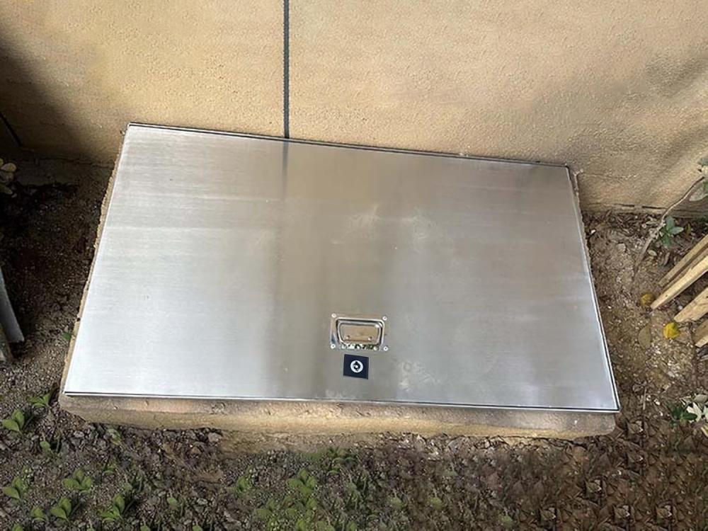 Botola di ispezione in acciaio - Foto Amazon