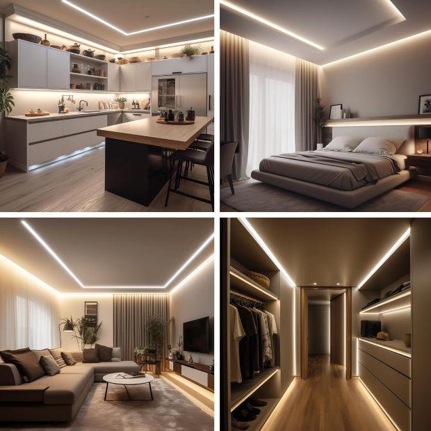 Alcune soluzioni con strisce LED