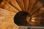 Scala interna di legno