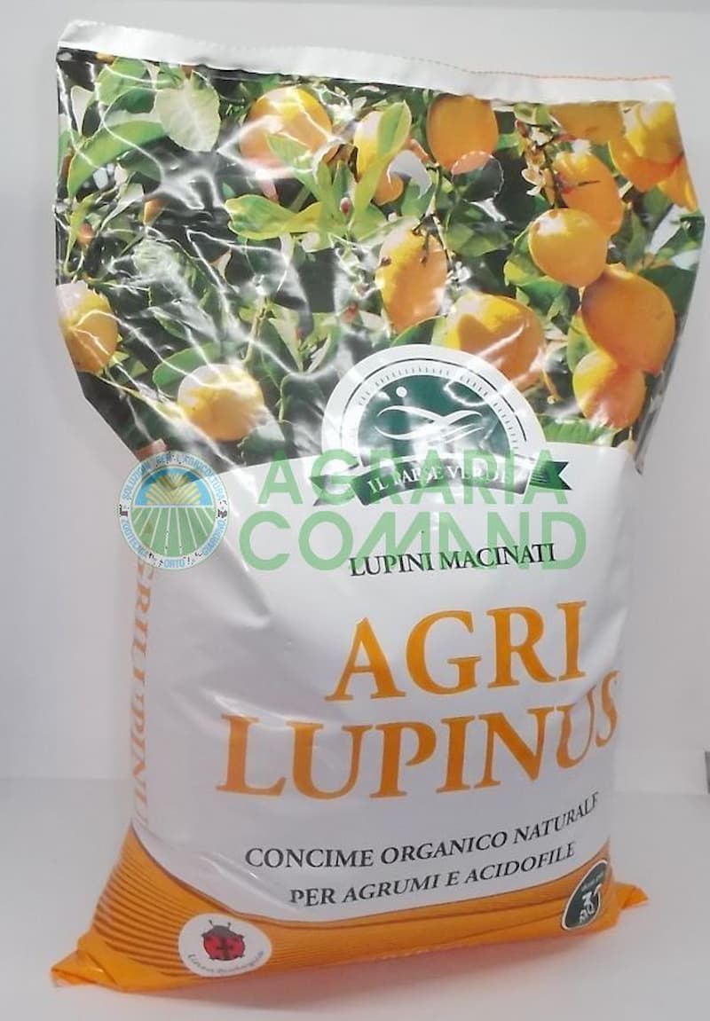 Concime organico ai lupini macinati