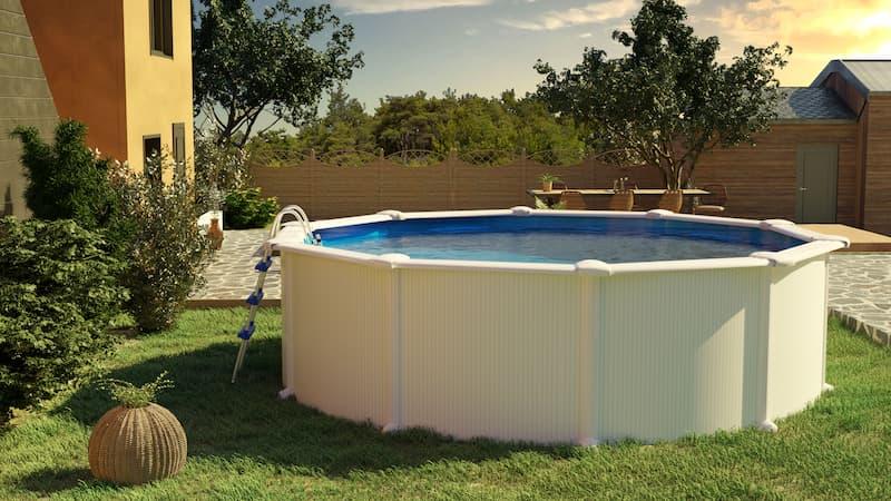 Una piscina fuori terra ben posizionata richiede un'accurata preparazione del terreno e un sottofondo uniforme.