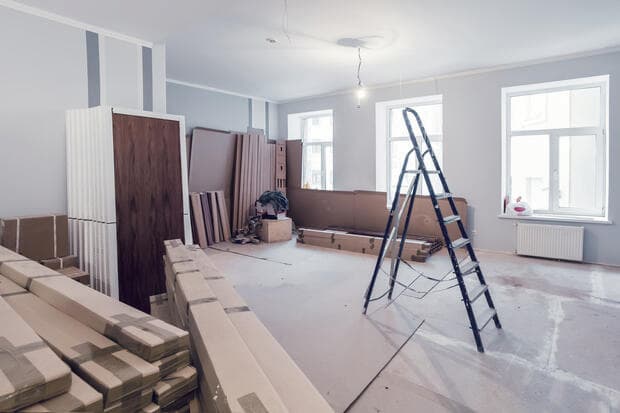Ristrutturare casa restando dentro