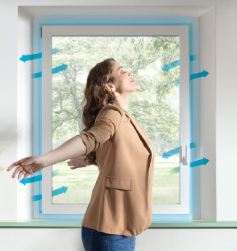 Finestra con microventilazione - foto oknoplast