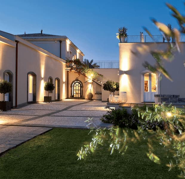 alberi in villa