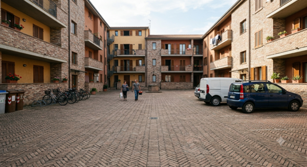 Cortile in klinker
