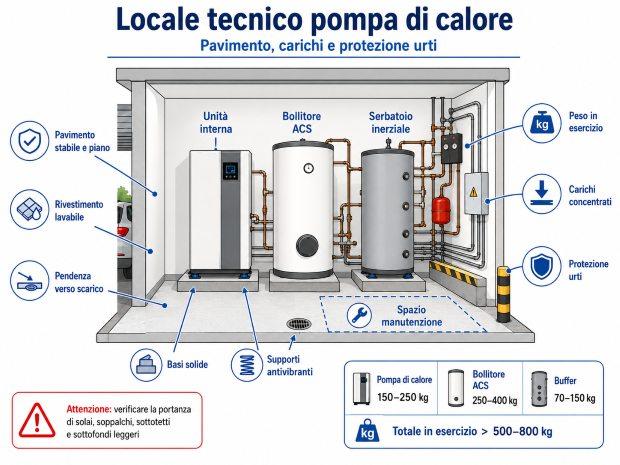 Accortezze per un locale tecnico sicuro 