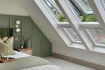 Ampie superfici vetrate in mansarda - foto velux