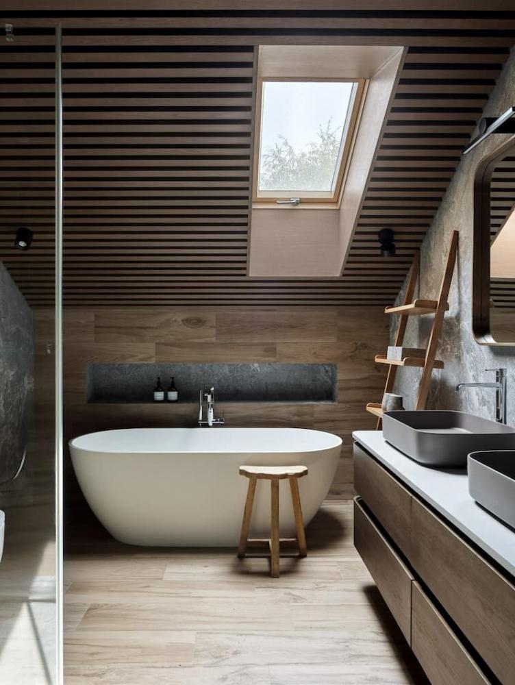 Bagno in mansarda - foto pinterest