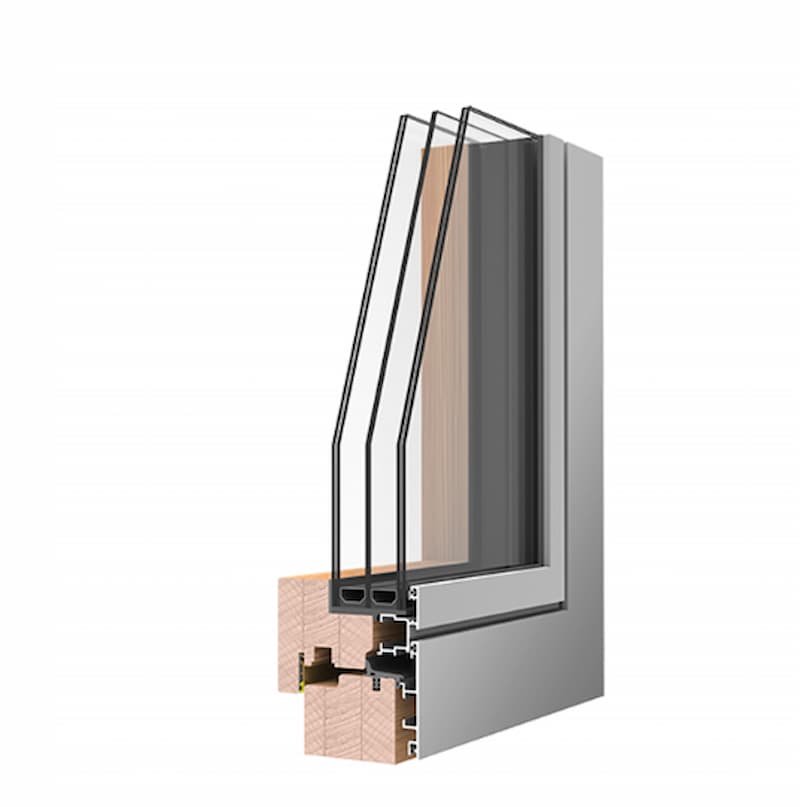 struttura legno-alluminio
