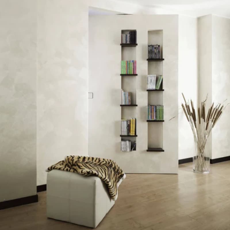 porta a bilico con libreria