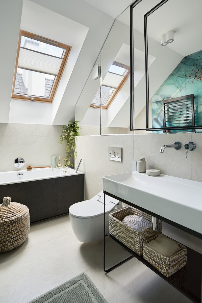 bagno con finestra