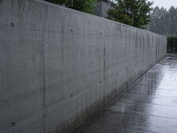 Muro divisorio in calcestruzzo 