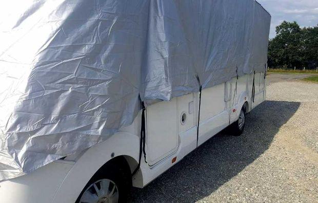 Telo per proteggere un camper dalla grandine