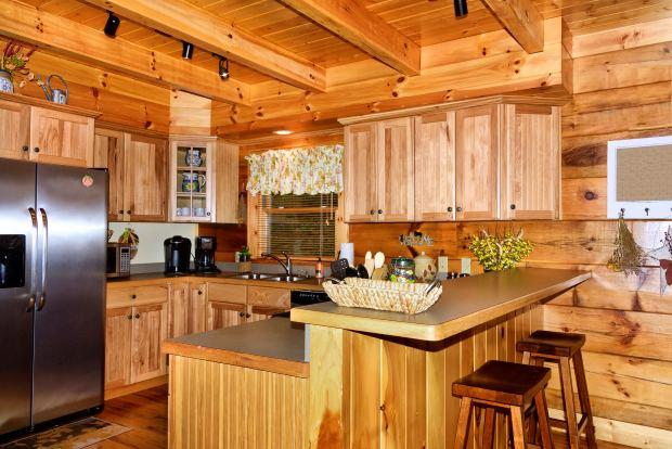 Casa con pareti in legno