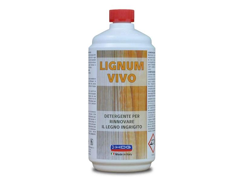 Il detergente per rinnovare il legno ingrigito Lignum Vivo di HDG Group