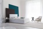 Letto con testata trapuntata Marais