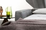 Divano letto comodo in tessuto Gulliver