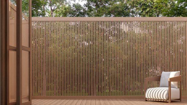 Come progettare una schermatura microforata per il terrazzo