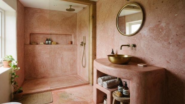 Come rivestire le pareti del bagno in cocciopesto