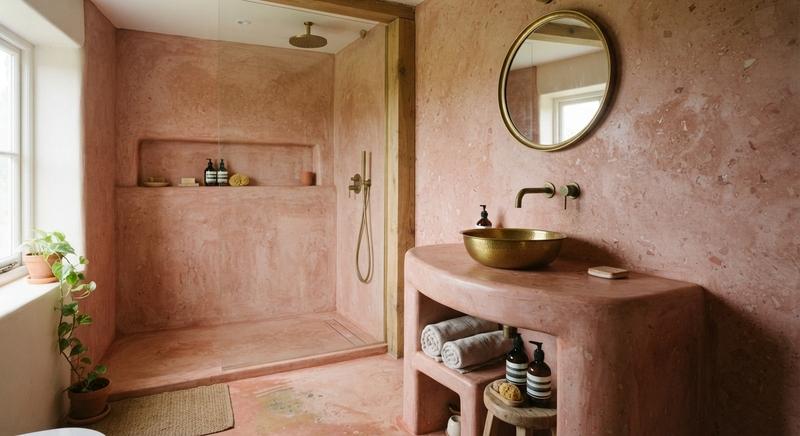 Bagno in cocciopesto