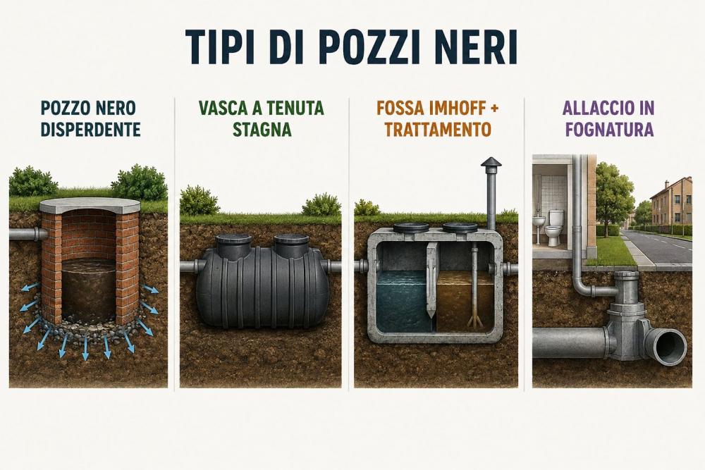 Tipi di pozzo nero - Foto Daniele F. Toscana