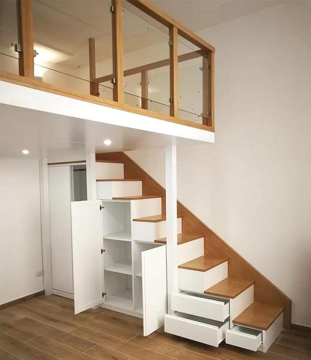 Scala con libreria, by Falegnamerie Design