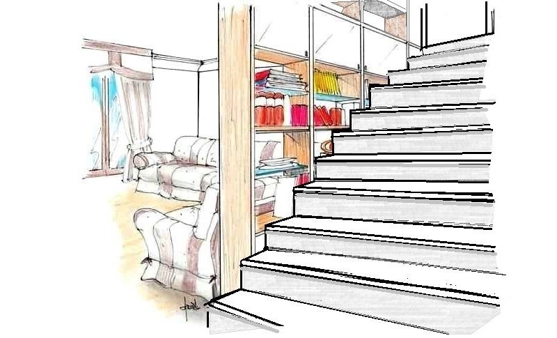 Scala e libreria - Designer Antonio Previato