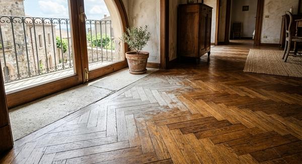 Parquet scolorito